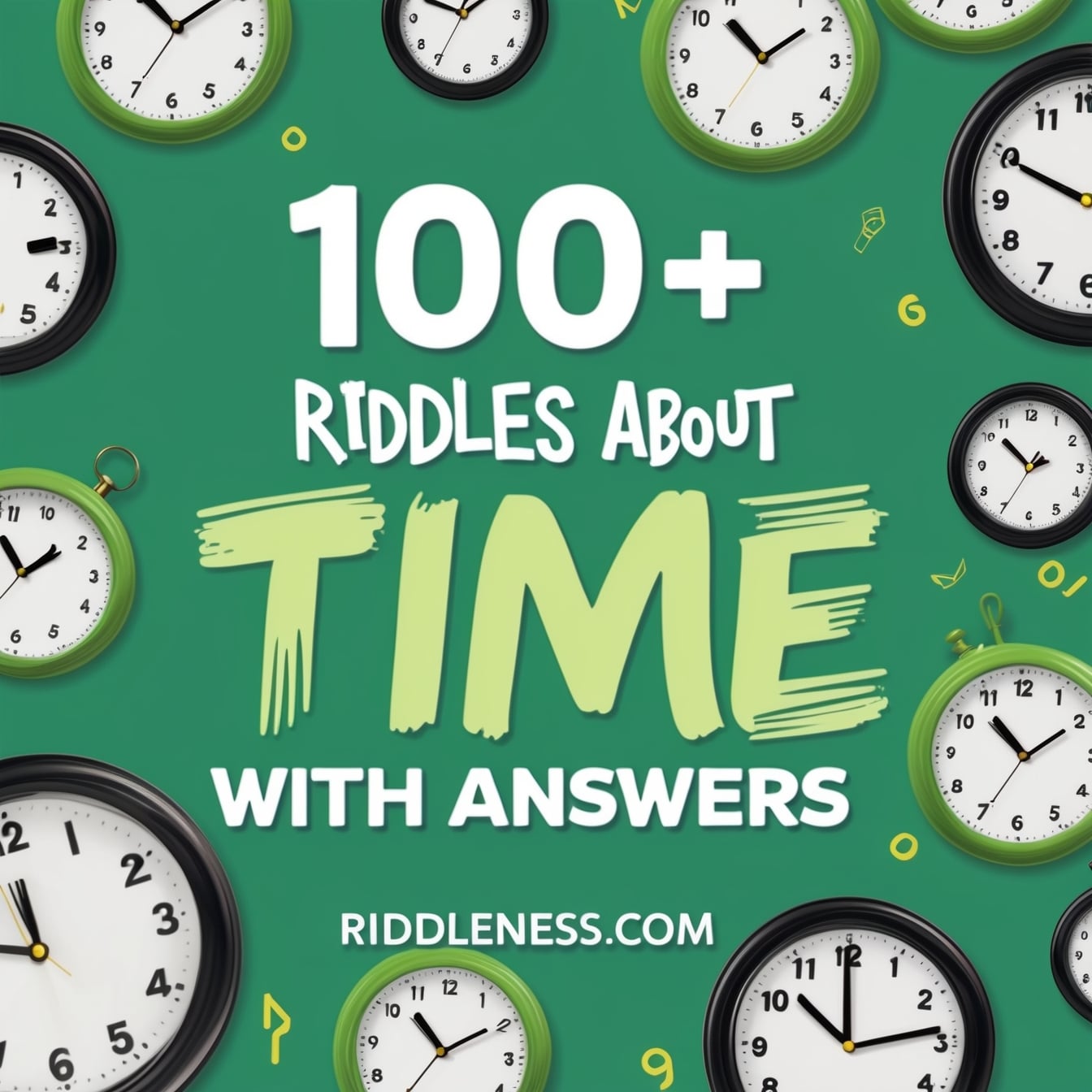 100+ Riddles about Time with Answers - Riddleness