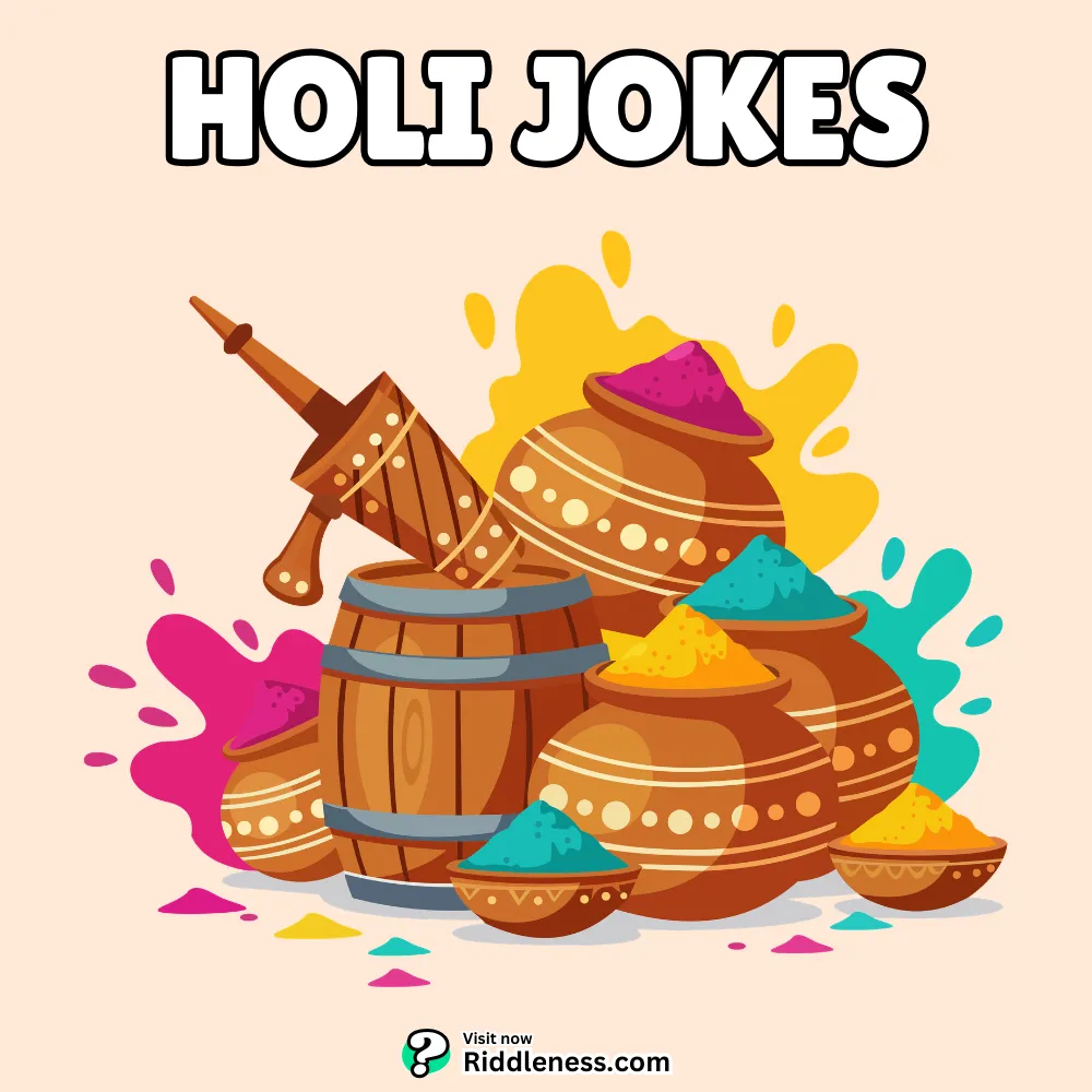 70+ Funniest Holi Jokes & Puns In Hindi & English